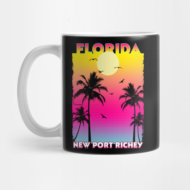 New Port Richey Florida FL New Port Richey Florida Mug TeePublic